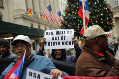puerto rico wall street protest