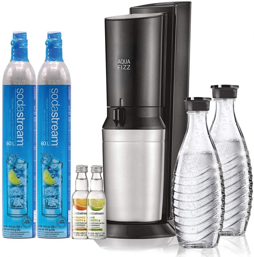 The SodaStream aqua Fizz Sparkling Water Maker Bundle