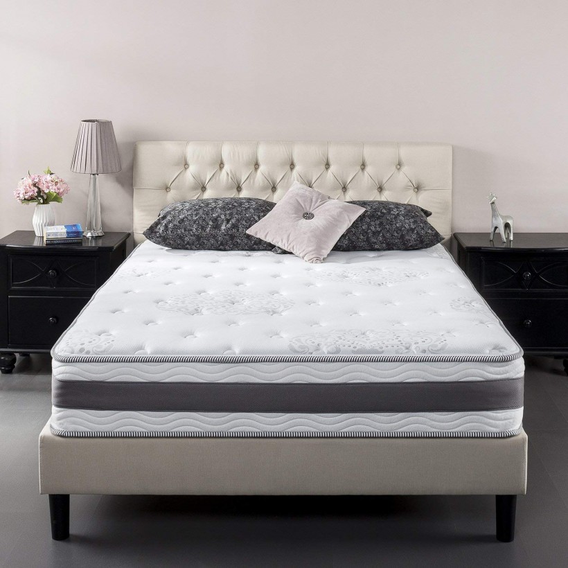 Zinus 10 Inch Gel-Infused Memory Foam Hybrid Twin Mattress