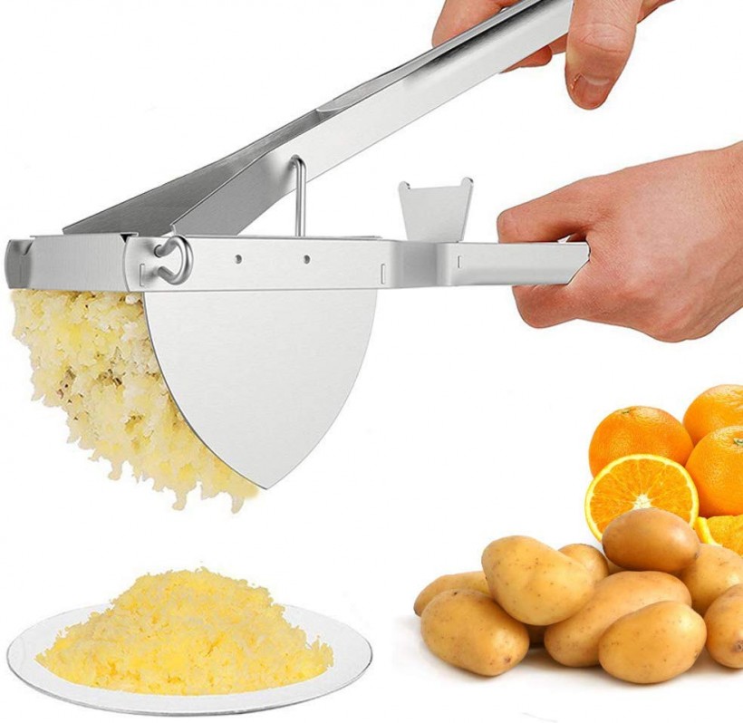 Heavy-Duty Stainless Steel Potato Masher