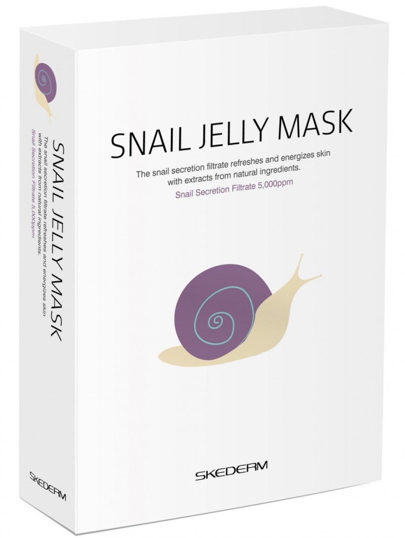SKEDERM Snail Jelly Face Mask Pack of 10