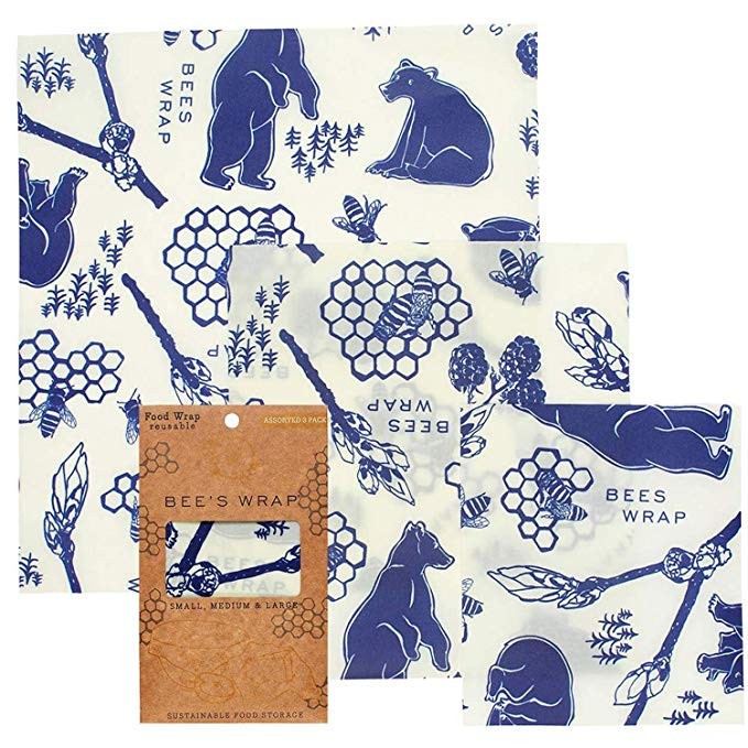 Bee's Wrap Eco Friendly Reusable Beeswax Food Wraps