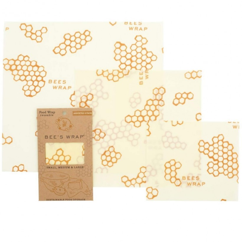Bee’s Wrap Sustainable and Reusable Beeswax Food Wrap