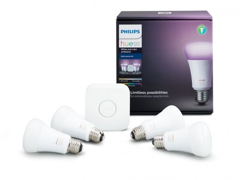 Philips Hue White and Color Ambiance A19 Starter Kit