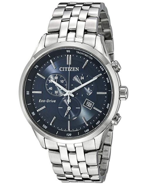 Citizen Men's Eco-Drive Chronograph Stainless Steel Watch