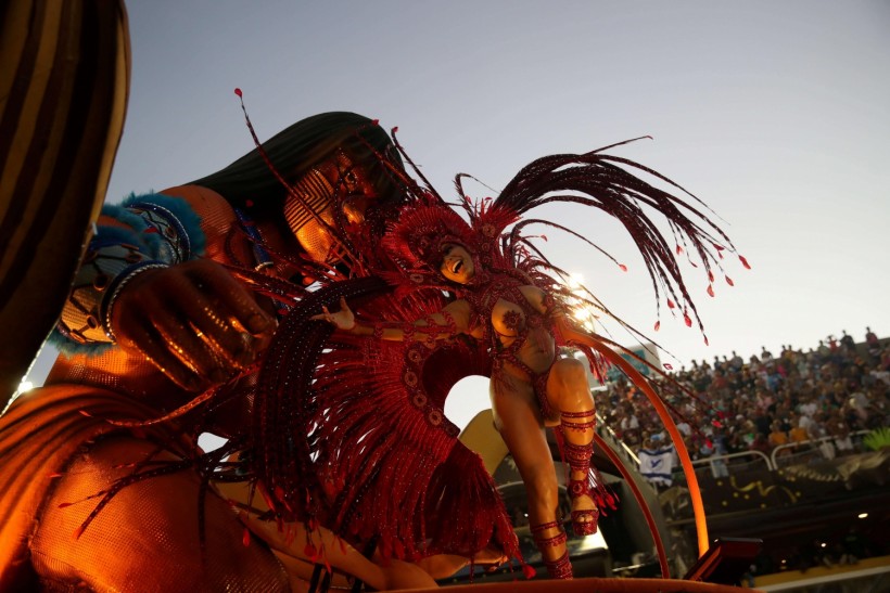 Carnival parade at the Sambadrome in Rio de Janeiro