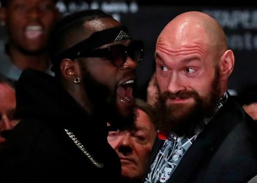 Deontay wilder and Tyson Fury