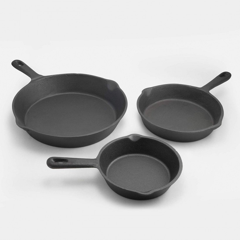 ExcelSteel Cast-Iron Skillet