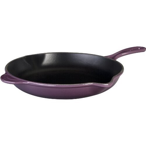  Le Creuset Enameled Cast-Iron 11-3/4-Inch Skillet with Iron Handle, Caribbean