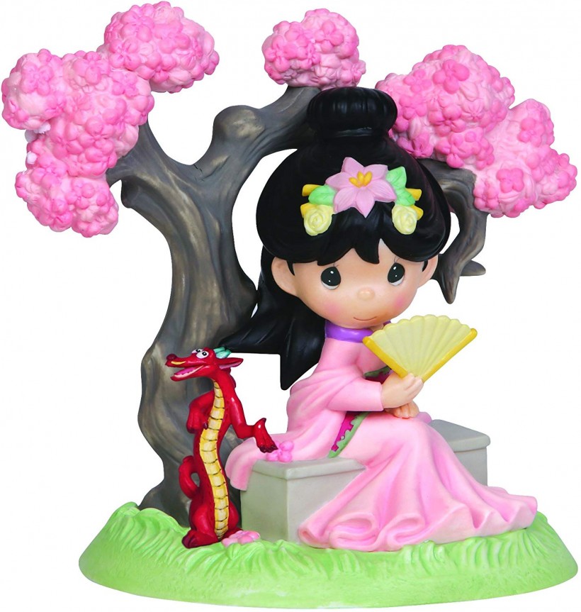  Precious Moments Disney Showcase Collection, A Blossom Is Never Too Late To Bloom, Bisque Porcelain Figurine, 143019