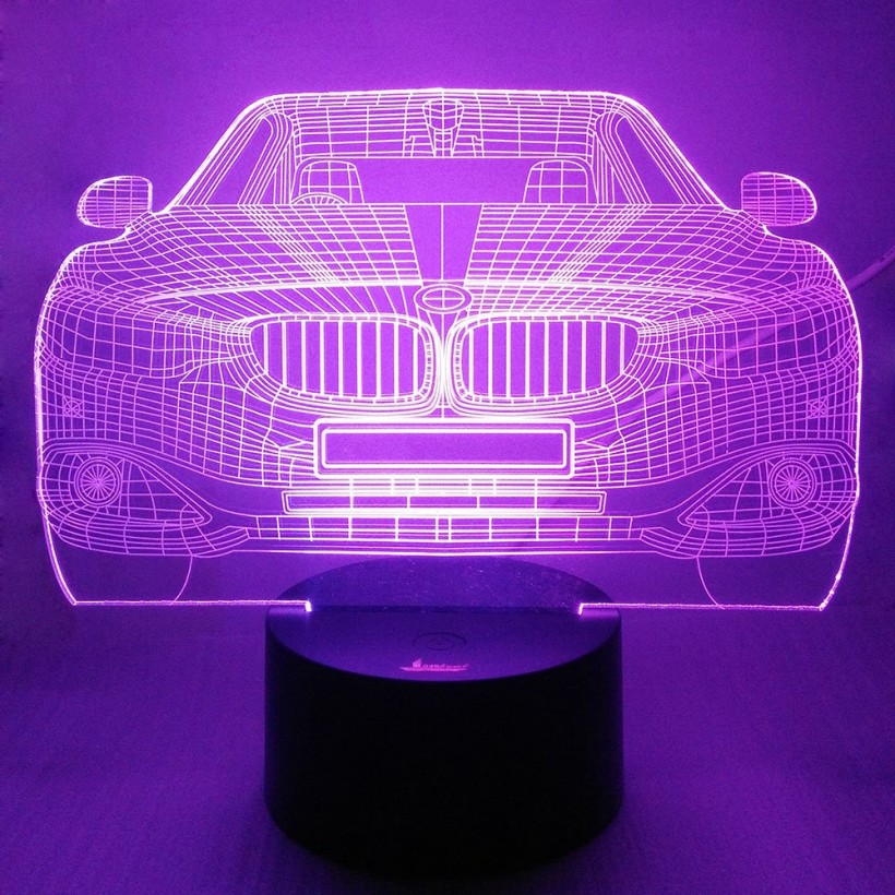 3D Car Night Light