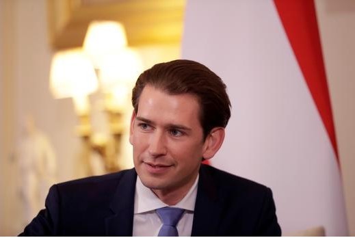 Austrian Chancellor Sebastian Kurz