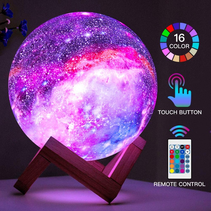 BRIGHTWORLD Moon Galaxy Lamp