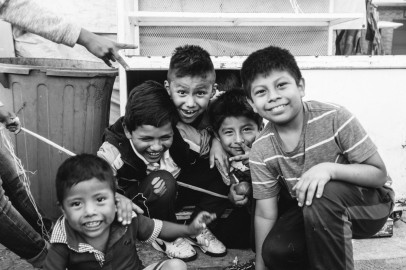 A group of Mexican children