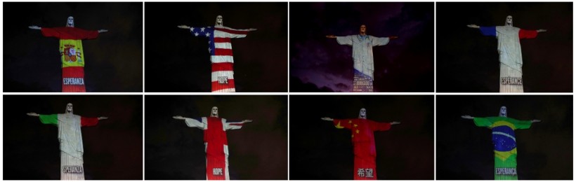 “Dressed” As Doctor, Christ The Redeemer Pays Tribute to Healthcare Workers On Easter