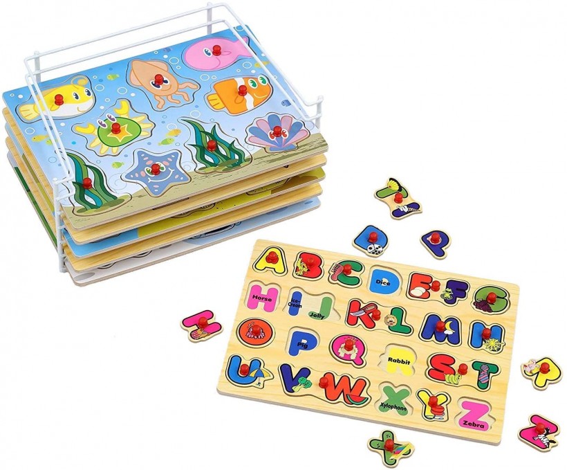 6-Pack Puzzle Set for Children