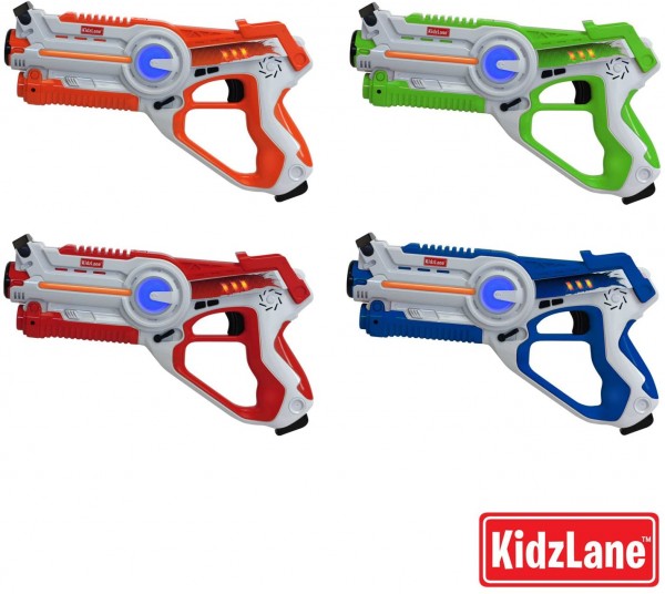 four person laser tag set