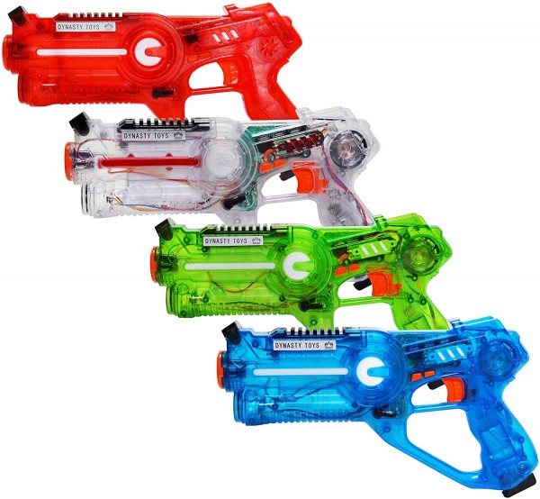 four person laser tag set