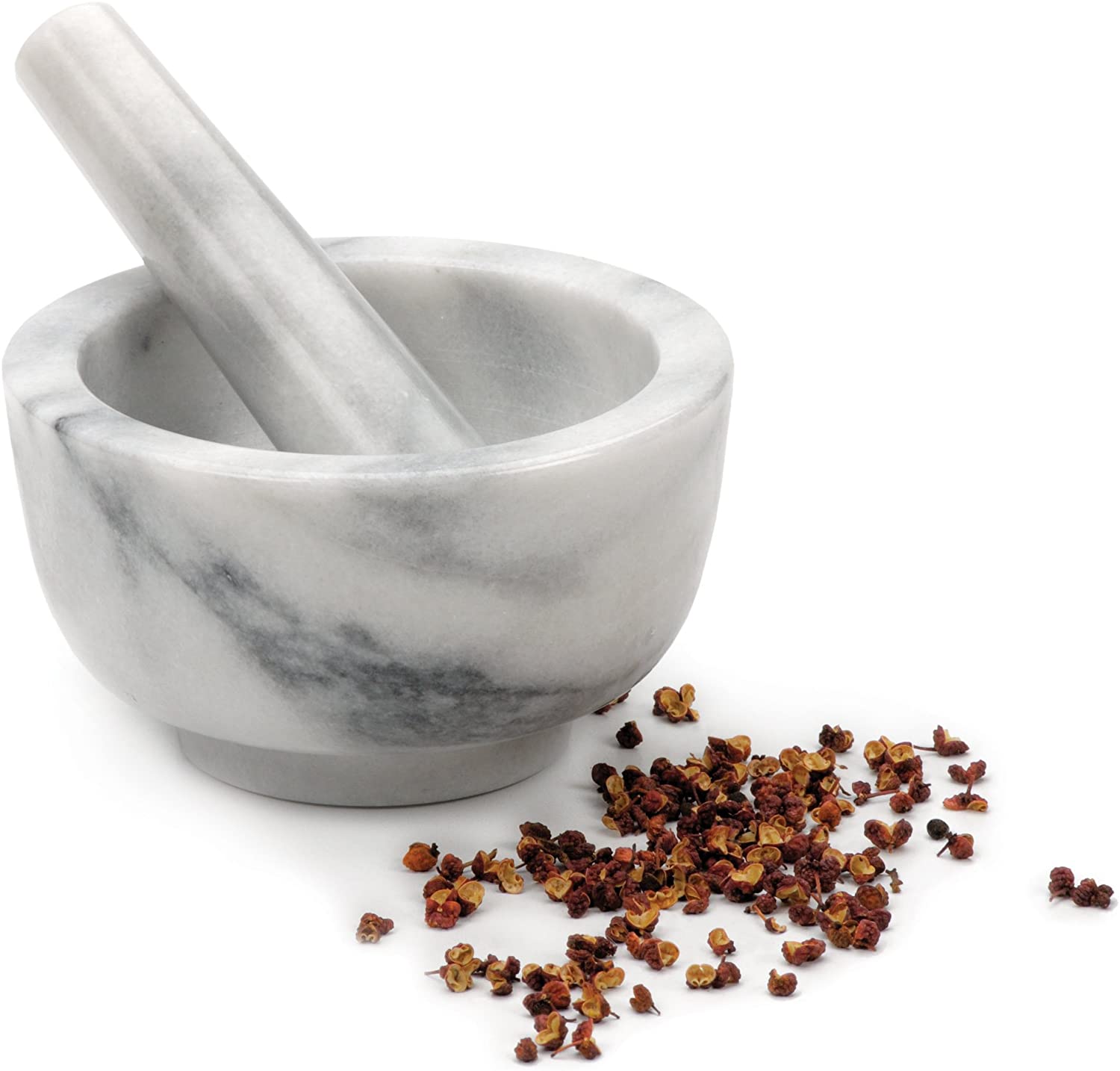 HIC Kitchen Mortar and Pestle for Grinding Spices and Herbs and Crushing  Pills, Fine-Quality Porcelain