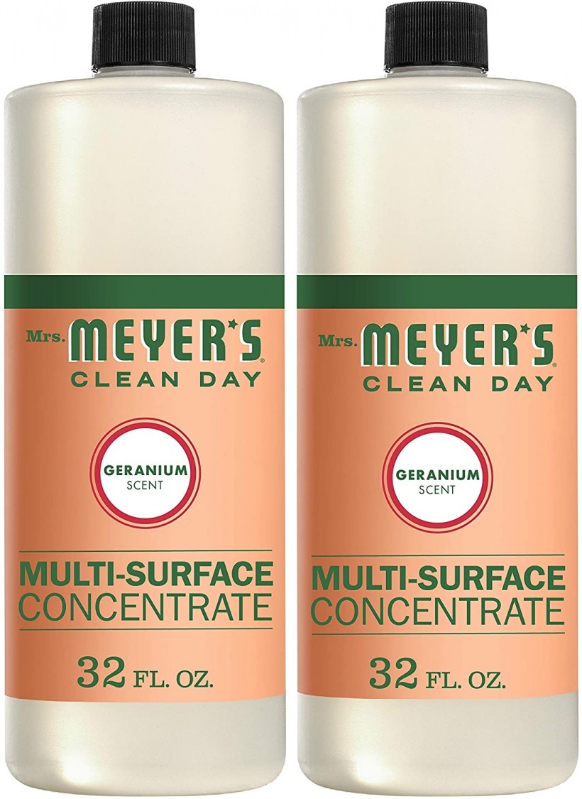 Mrs. Meyer’s Clean Day Multi-Surface Concentrate, Geranium Scent, 32 ounce bottle (Pack of 2)