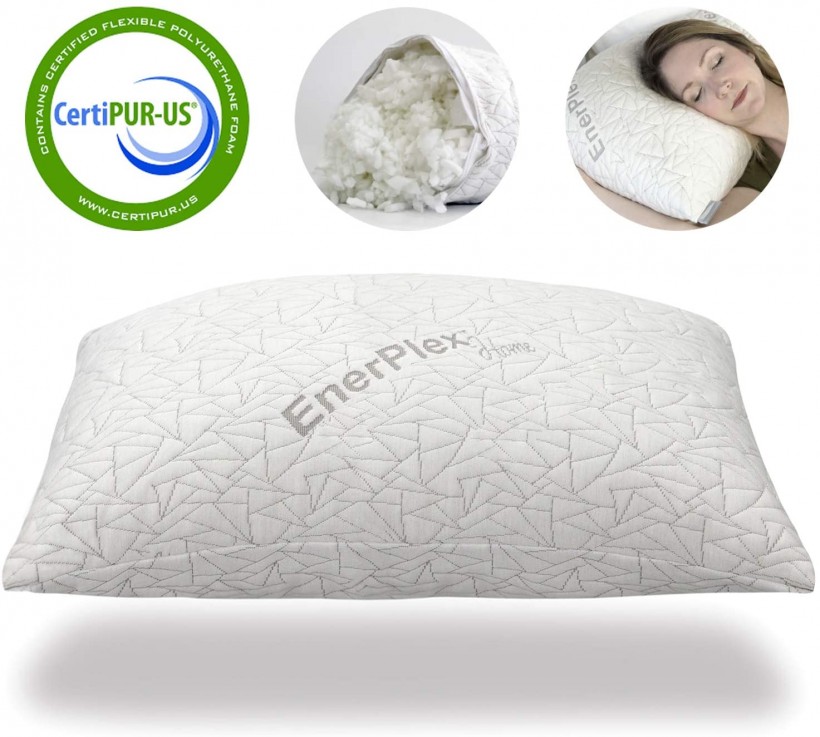 EnerPlex Never-Flat Queen Pillow
