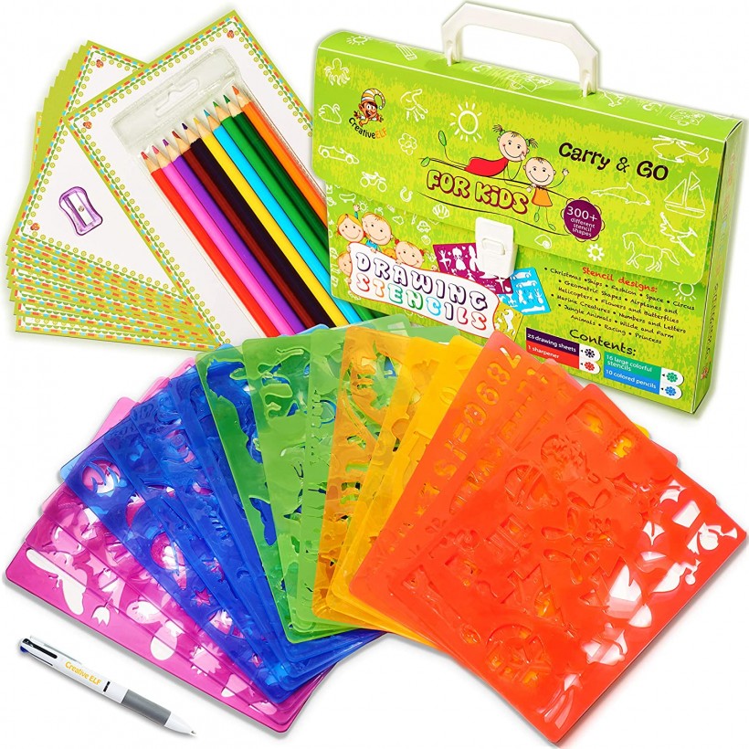 Drawing and Stencil Set For Children
