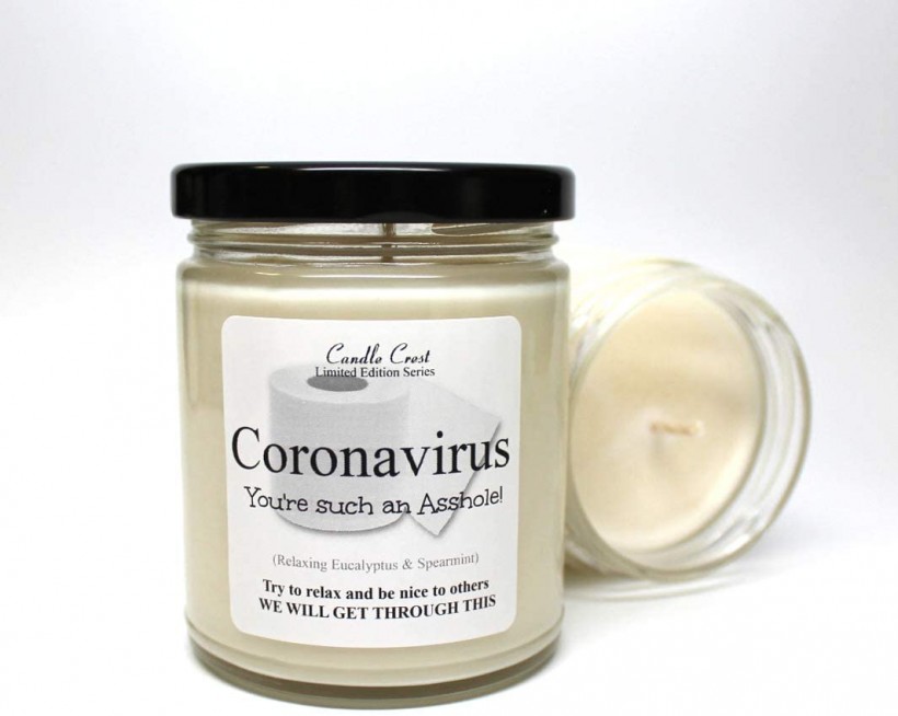 Coronavirus-themed Scented Candle