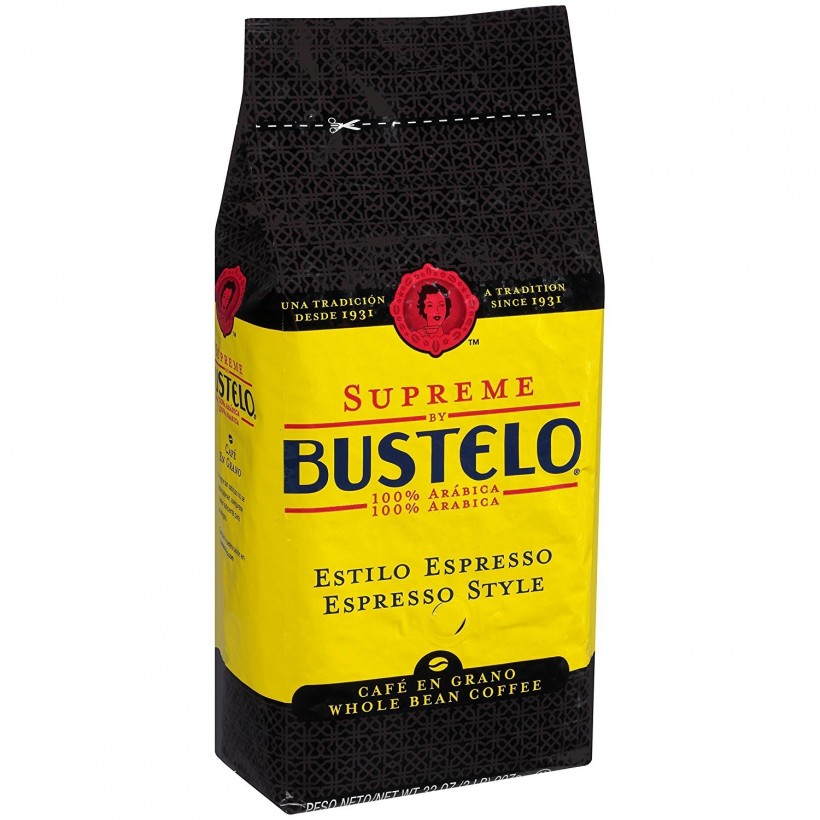  Supreme by Bustelo Whole Bean Espresso Coffee, 32 Ounces
