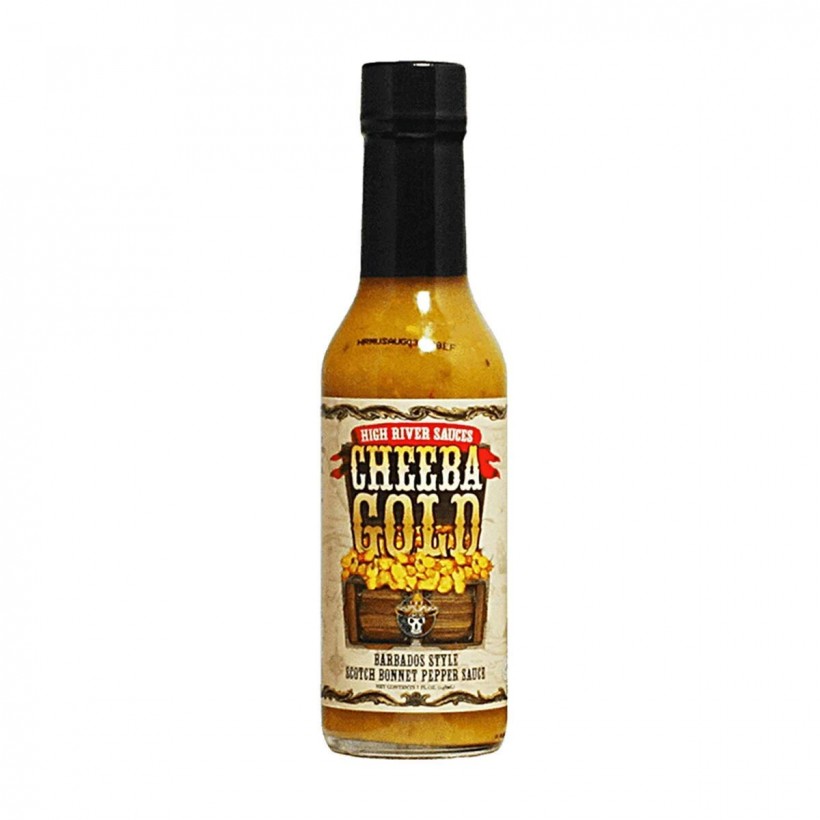  High River Sauces Cheeba Gold Barbados Style Scotch Bonnet Pepper Sauce (Single)