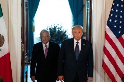 Donald Trump Welcomes Mexican President Andres Manuel Lopez Obrador To The White House