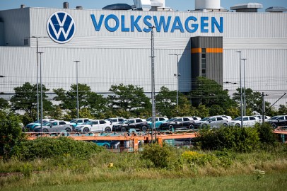 Electric Car Production At Volkswagen Zwickau Plant