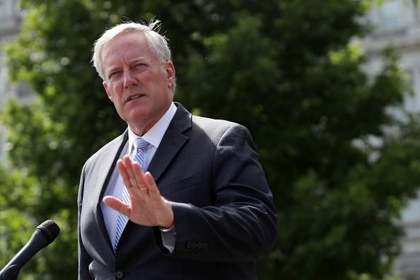 Chief Of Staff Mark Meadows Speaks To Media At The White House