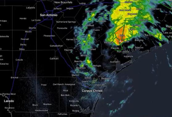 Tropical Storm Beta Makes Landfall on Texas Coast Late Monday