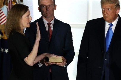 Amy Coney Barrett Takes Oath as Newest Supreme Court Justice