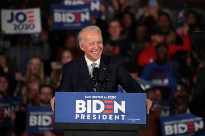 Democratic Presidential Candidate Joe Biden Holds South Carolina Primary Night Event In Columbia