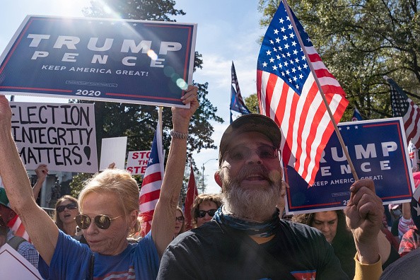 Supporters of Pres. Donald Trump