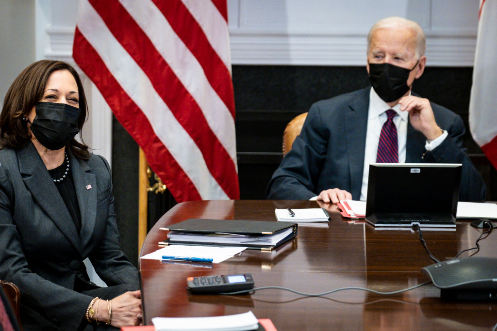 Biden's $1.9T Stimulus Moves Forward As Kamala Harris Breaks 50-50 Tie ...