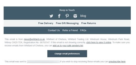How to Design an Email Footer