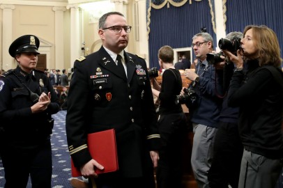 Ex-Army official Alexander Vindman on Capitol Hill