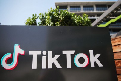TikTok sign outside Office