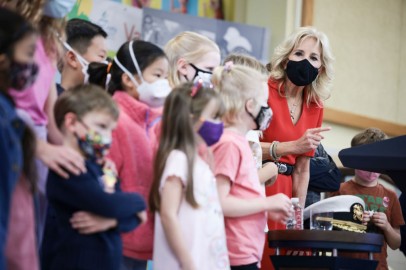 First Lady Jill Biden Promotes COVID Vaccine for Kids as U.S. Joins Countries Vaccinating Children Under Age 12