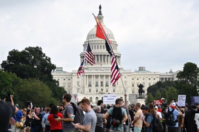 Demonstrators Gather in U.S. Capitol on January 6 