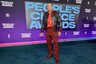 Dwayne Johnson on 47th People's Choice Awards