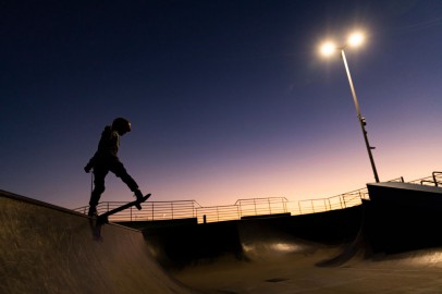 Skateboarder in Australia