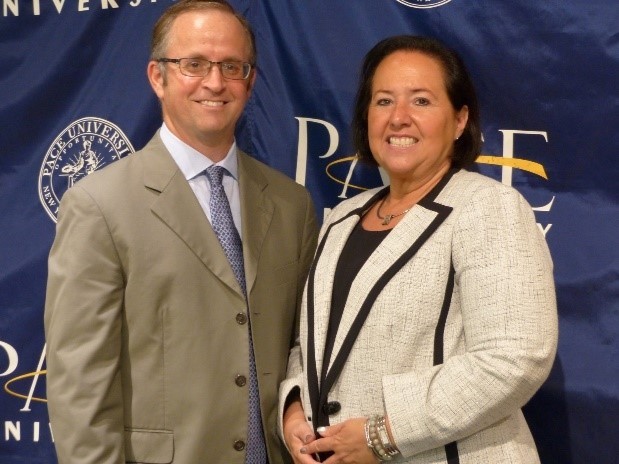 SBDC Excellence and Innovation Award – Pace University Small Business Development Center – Andrew Flamm, Director (pictured with SBA New York District Director Beth Goldberg)