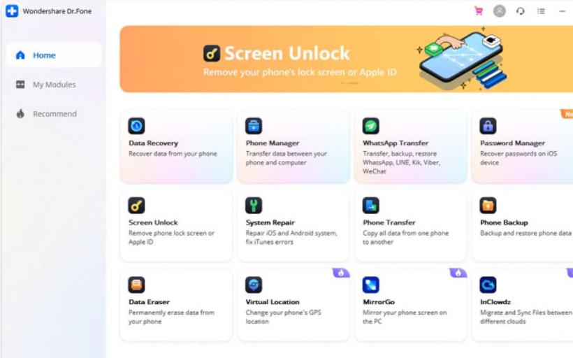 Wondershare Dr.Fone - Screen Unlock (iOS)