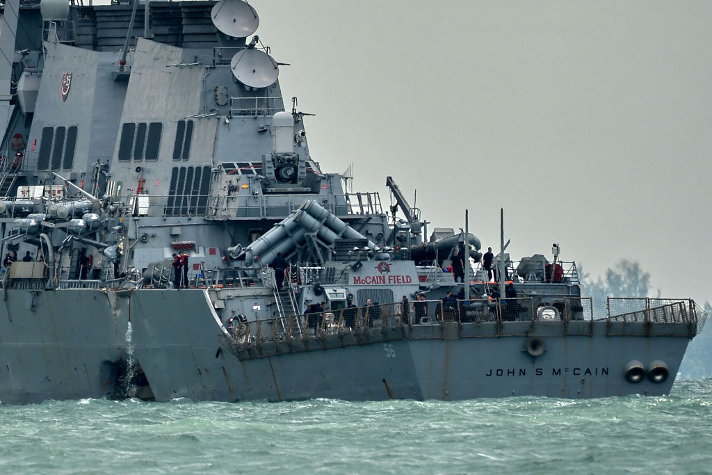 Donald Trump White House Ordered USS John McCain Hidden During Japan Visit Says New FOIA Document