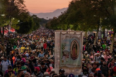 Massive Our Lady of Guadalupe Pilgrims Outpour Filled Mexico City Basilica  