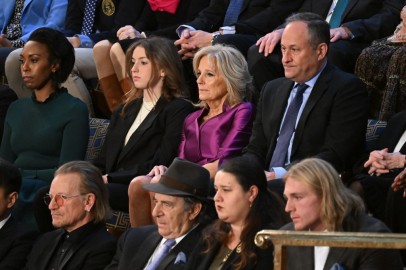 Jill Biden Kissing Kamala Harris' Husband on the Lips at State of the Union Leaves Netizens Confused
