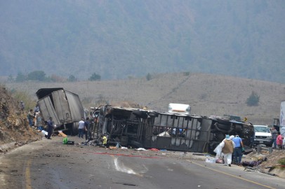 Mexico Bus Crash: 16 Dead, Dozens Injured After Migrant Bus Crashes Into Freight Truck  